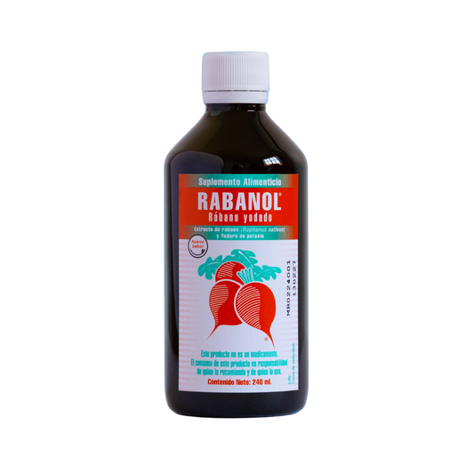4 piezas - RABANOL - Rábano yodado