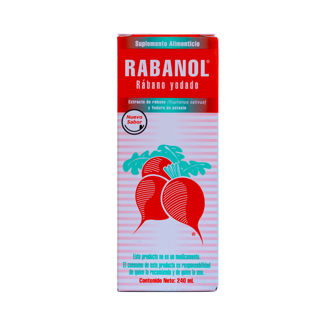 4 piezas - RABANOL - Rábano yodado