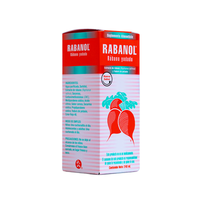 4 piezas - RABANOL - Rábano yodado