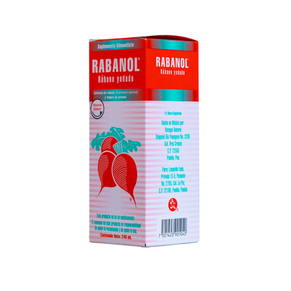4 piezas - RABANOL - Rábano yodado